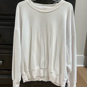 Aerie Cream Women's Crew Neck Sweater